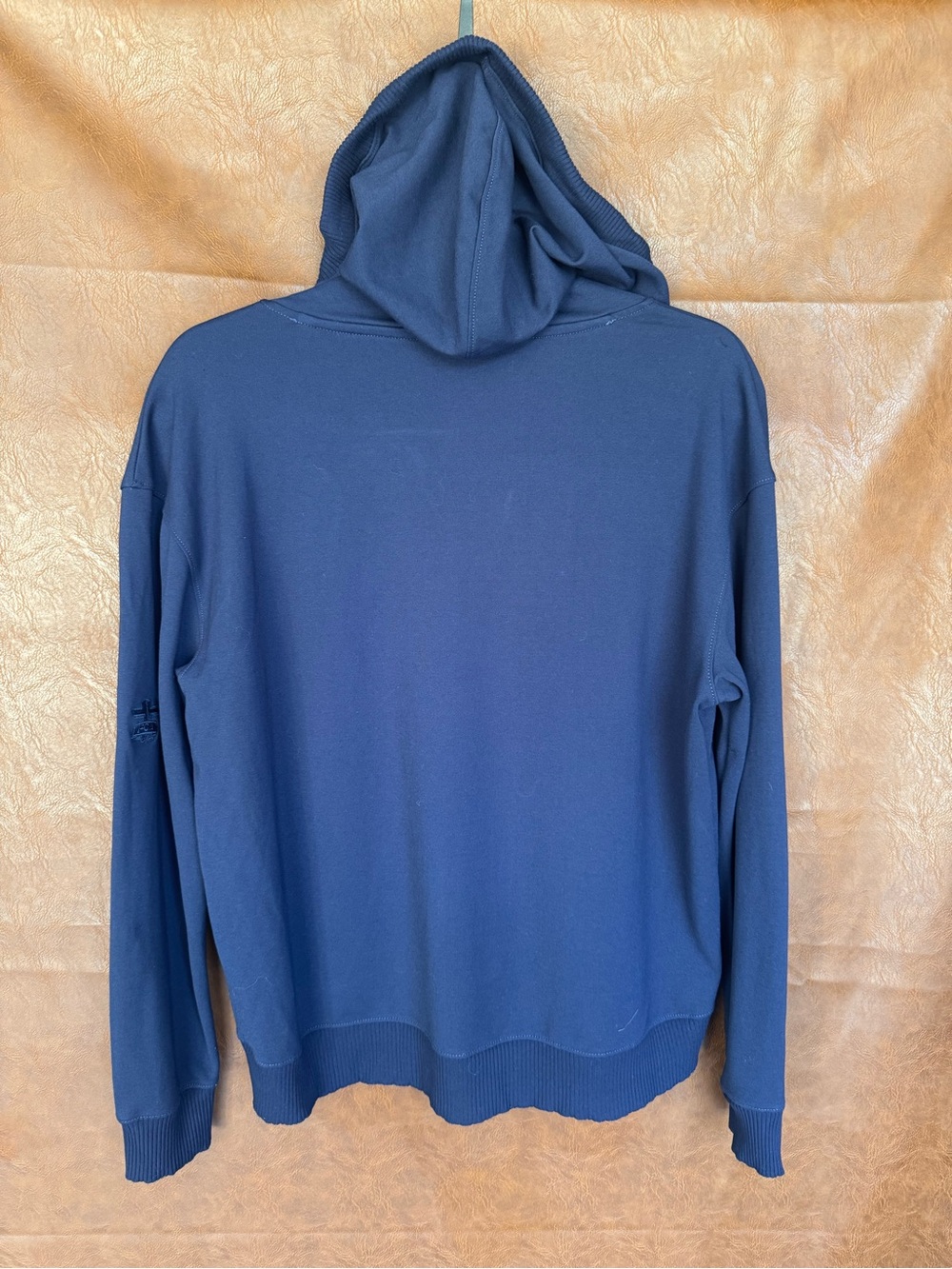 TravisMathew Womens L Navy Quarter Zip Hoodie Pullover Golf Athleisure Relaxed - Picture 2 of 7